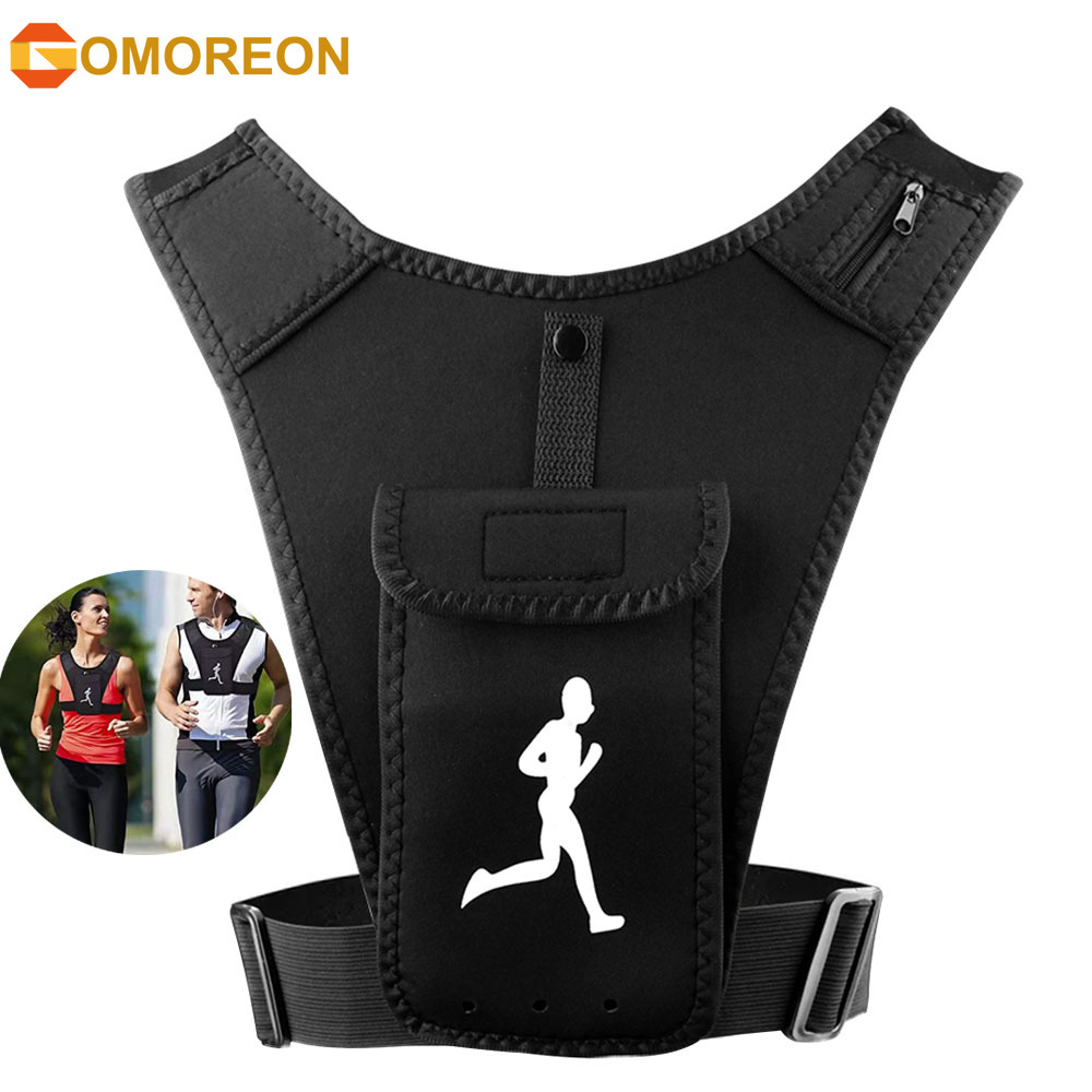 Running Gear Marathon - Adjustable Running Vest Phone Holder for
