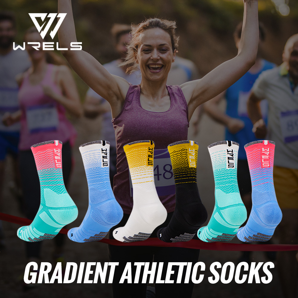 Running Gear Marathon - WRELS 1/2/3 Cushioned Sports Athletic Socks