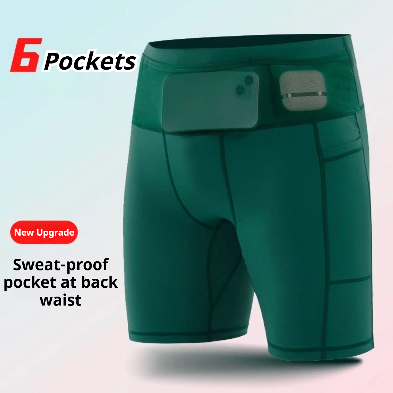 Trail Running Gaiter - Compression Running Shorts Quarter Length Quick