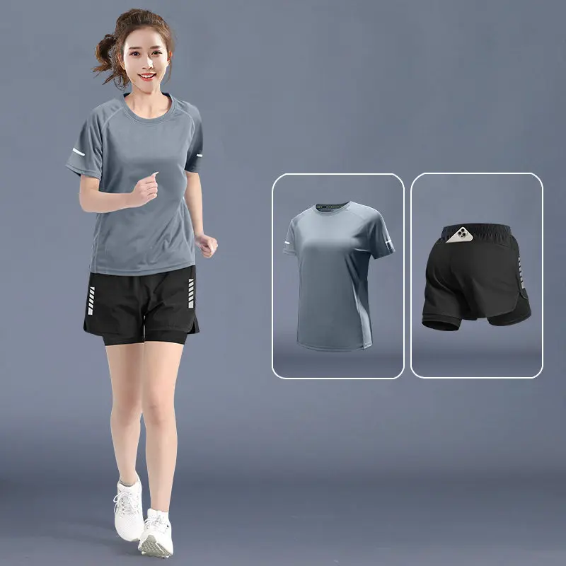 Running Gear Marathon - Women's Summer Running Set - Ice