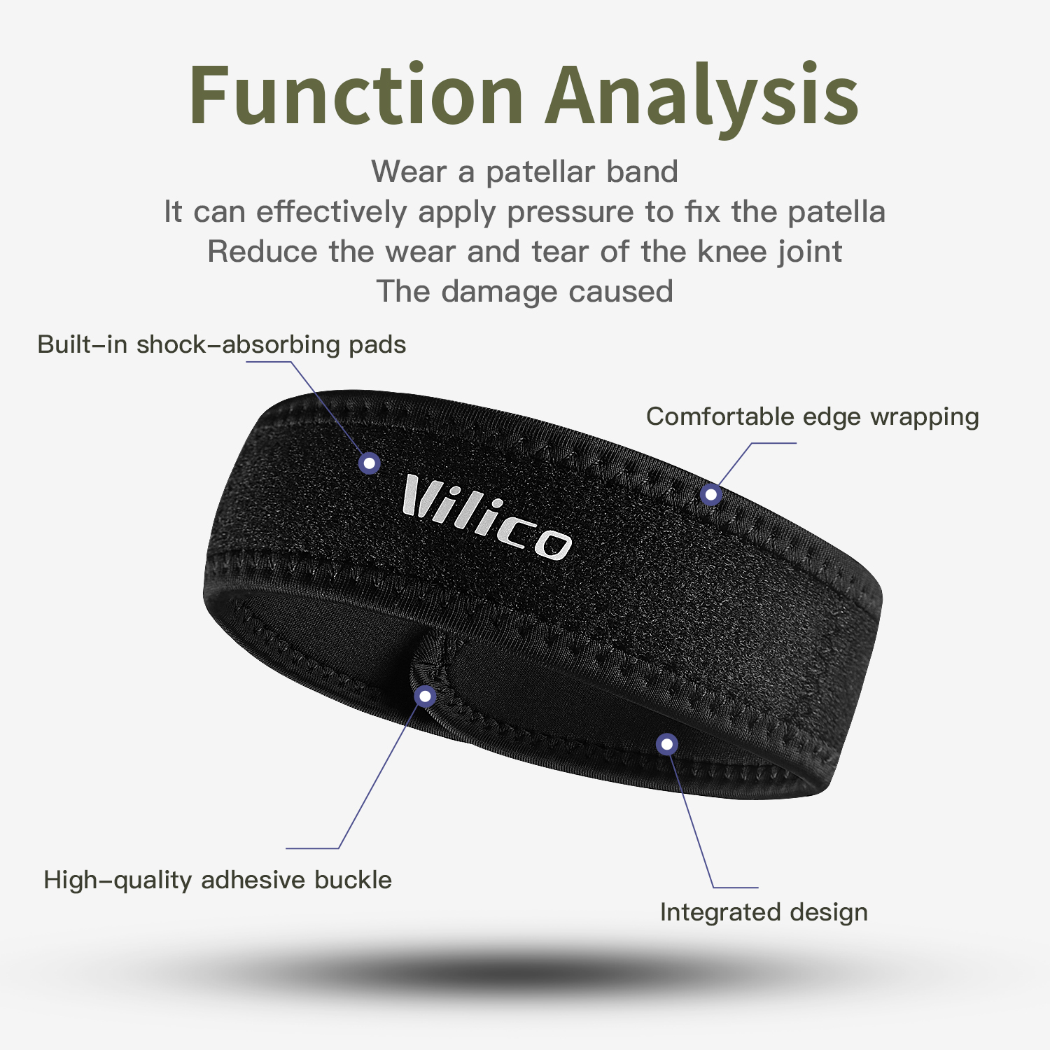 Running Gear Sale - 1PC Patella Kneecap Band Silica Gel