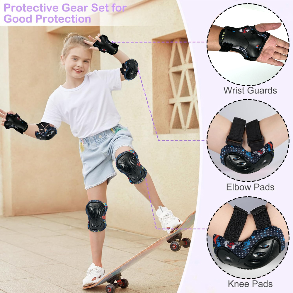 6PCS [Kids Protective Gear Set - Running Gear For Kids Girls avis et prix