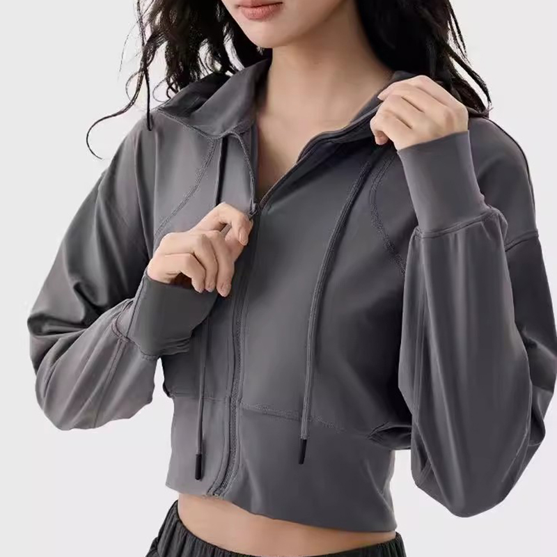 Women's Bat Hooded Casual Yoga - Winter Running Gear Jacket avis et prix