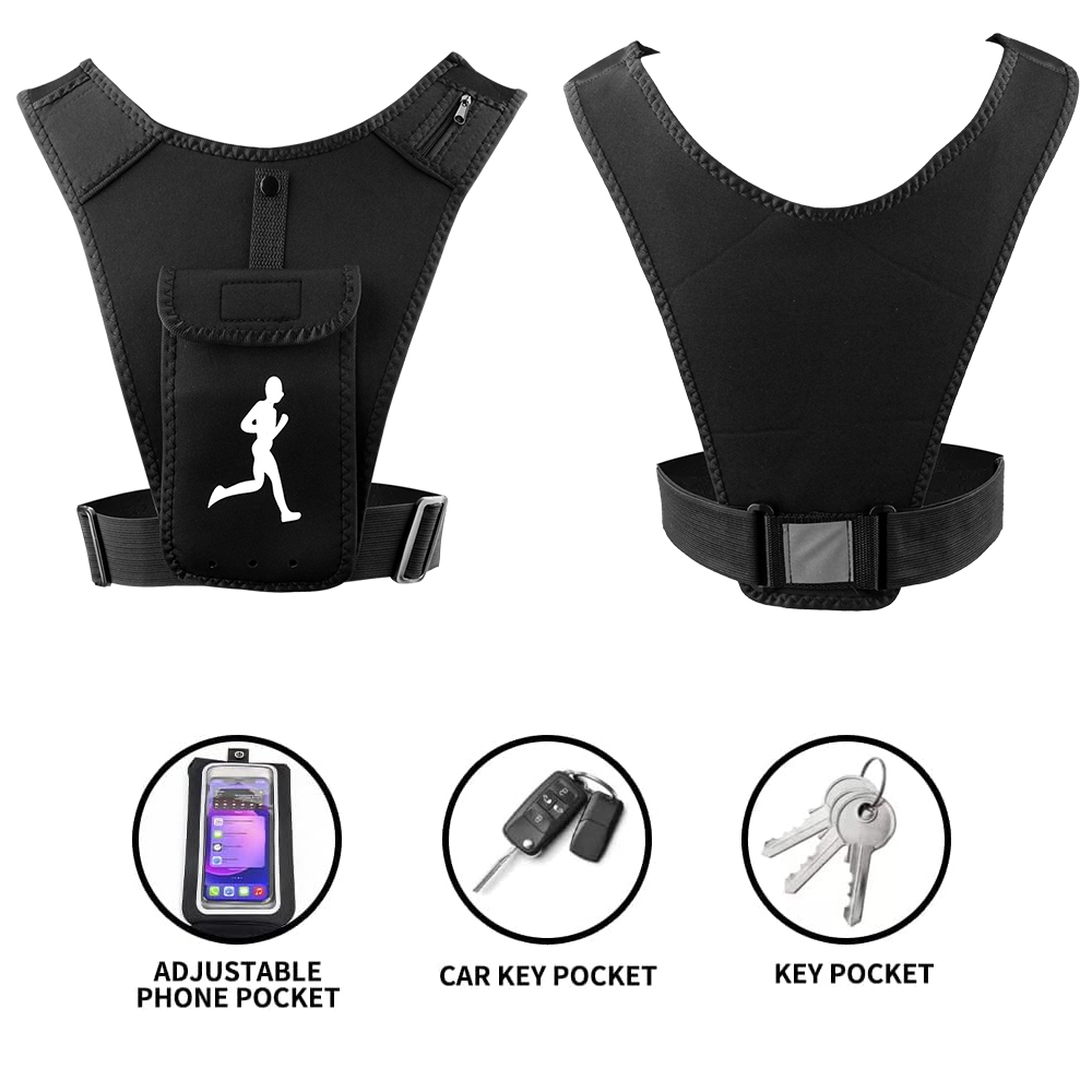 Adjustable Running Vest Phone  - Running Gear Marathon avis et prix