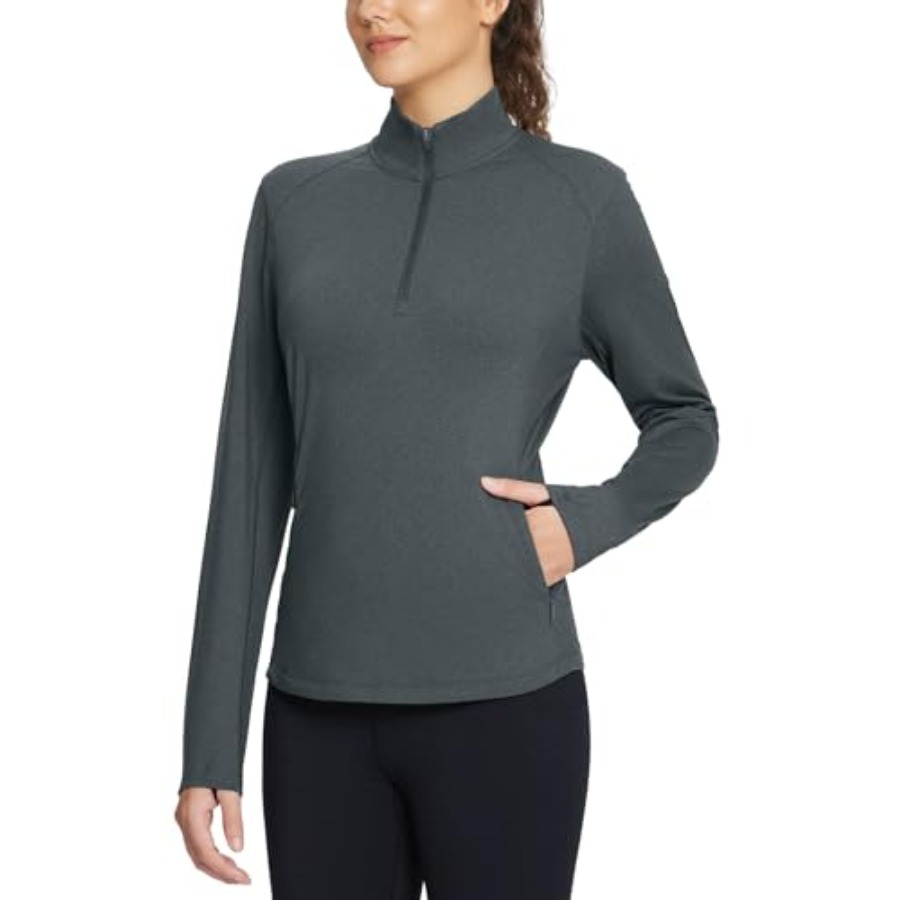 Women's Fleece Pullover Jacket - Winter Running Gear Jacket avis et prix