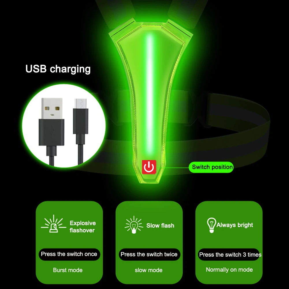 LED Running Vest USB Rechargea - Reflective Running Gear Vest avis et prix