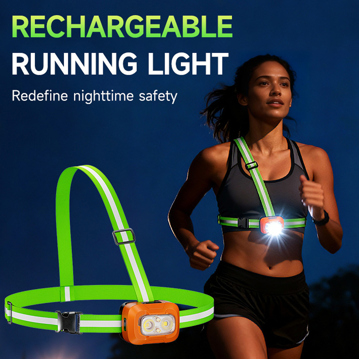 Running Light USB Rechargeable - Reflective Running Gear Vest avis et prix