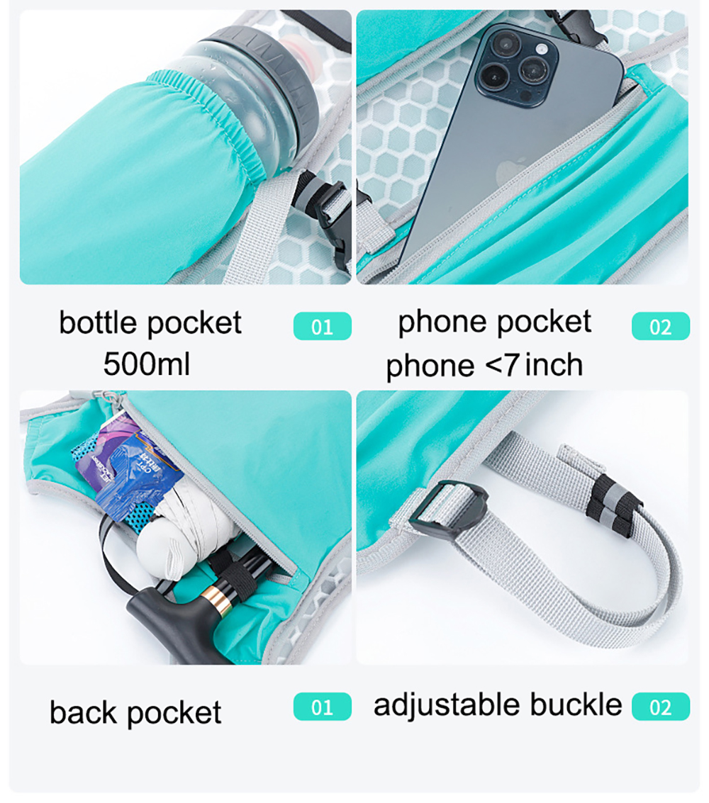 Lightweight Running Vest Phone - Running Gear Marathon avis et prix