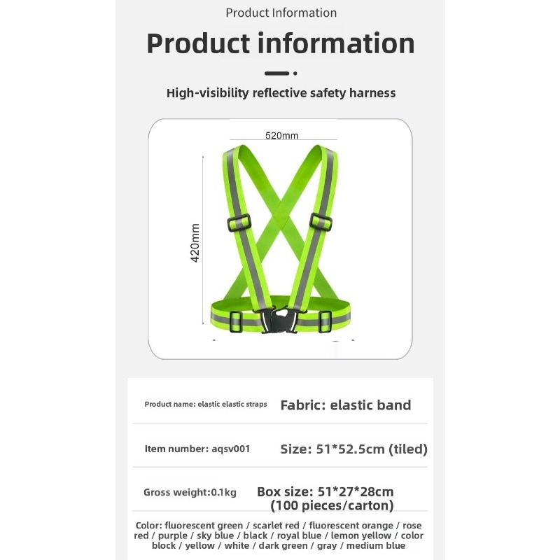 Adjustable Lightweight Reflect - Reflective Running Gear Vest avis et prix