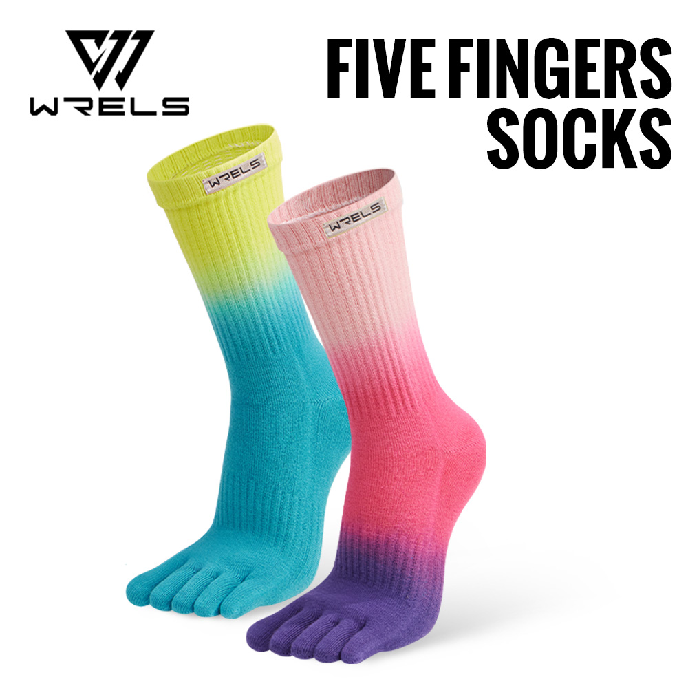 WRELS Toe Socks Cotton Athleti - Running Gear Marathon avis et prix