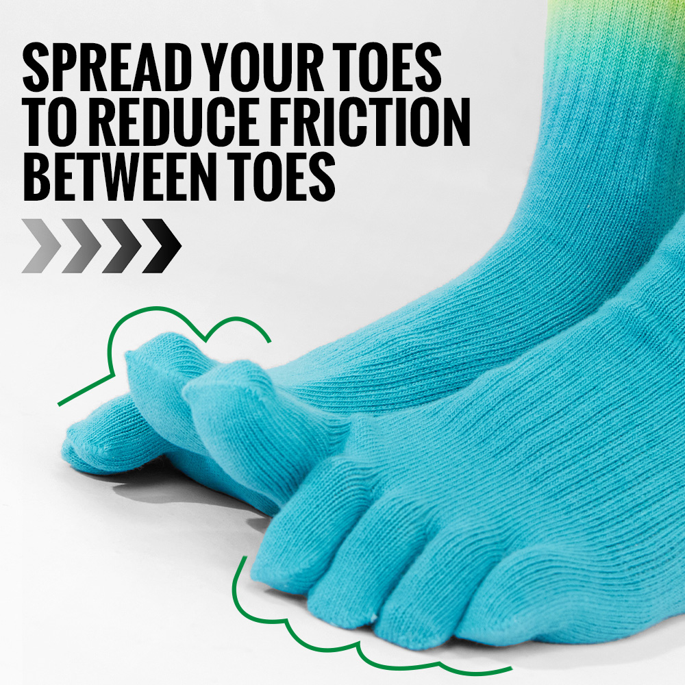 WRELS Toe Socks Cotton Athleti - Running Gear Marathon avis et prix