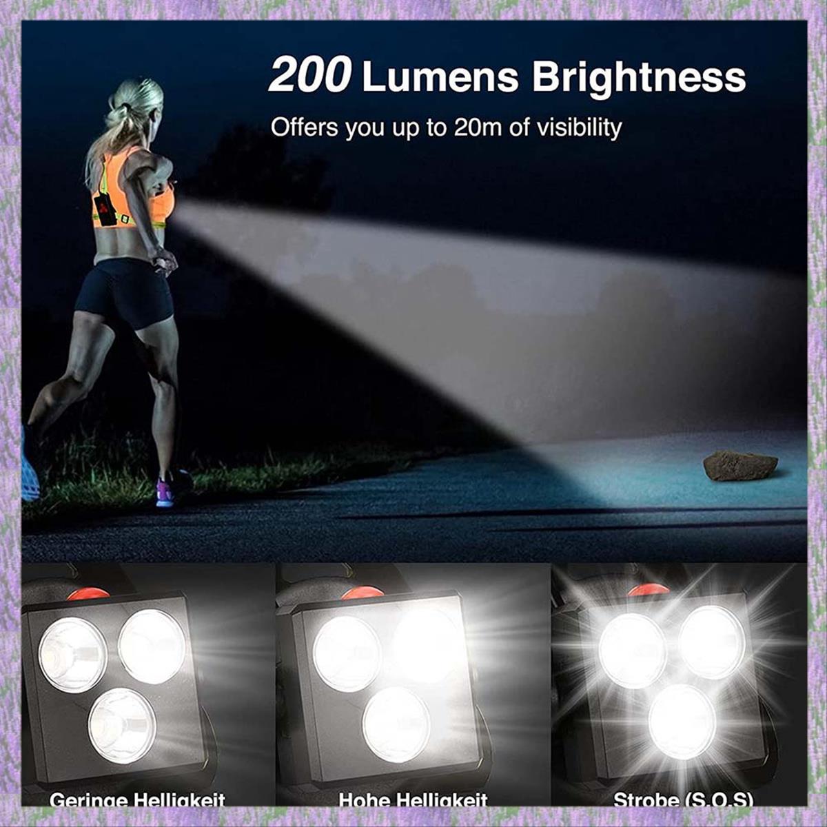 A63K-Night Running Lights For  - Running Gear For Night avis et prix
