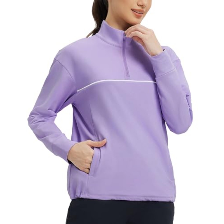 baleaf Women's Fleece Golf Pul - Winter Running Gear Jacket avis et prix