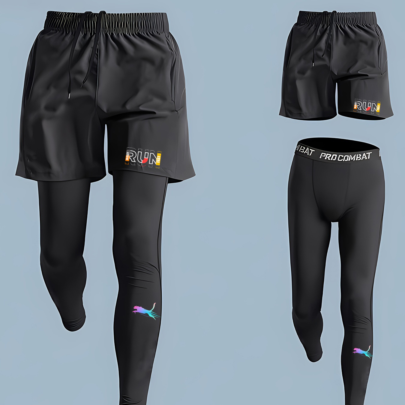 Men's 2 Piece Running Set Quic - Trail Running Gaiter avis et prix