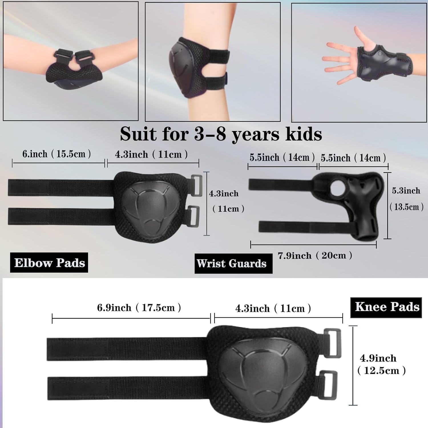 Kids/Youth Knee Pads and Elbow - Running Gear For Kids Girls avis et prix