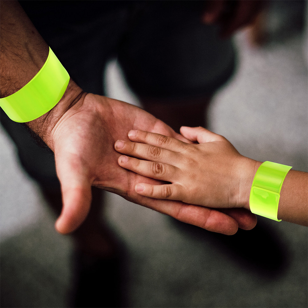 12Pcs Reflective Slap Bracelet - Running Gear For Night avis et prix