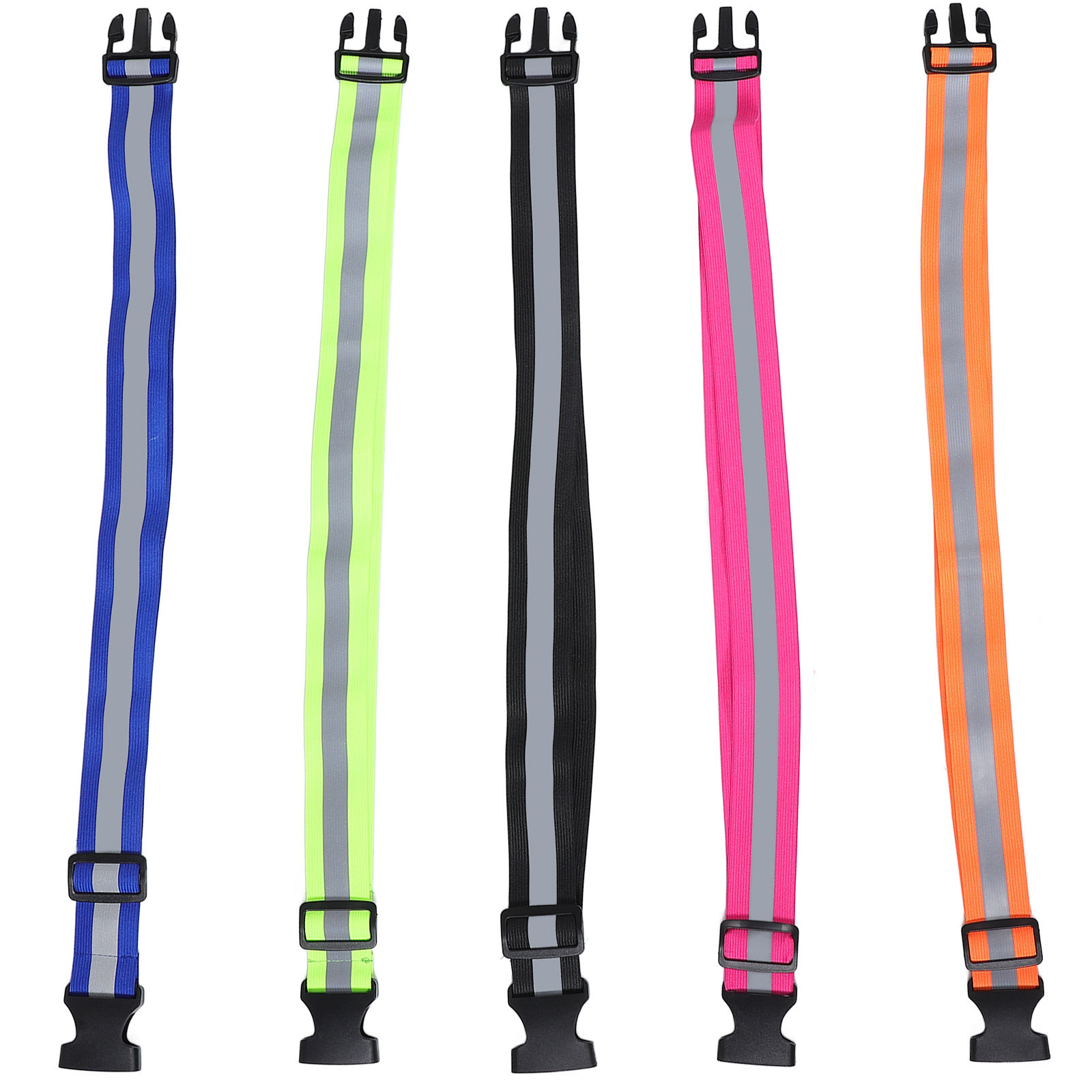 5Pcs Reflective Body Strap Ela - Running Gear For Night avis et prix