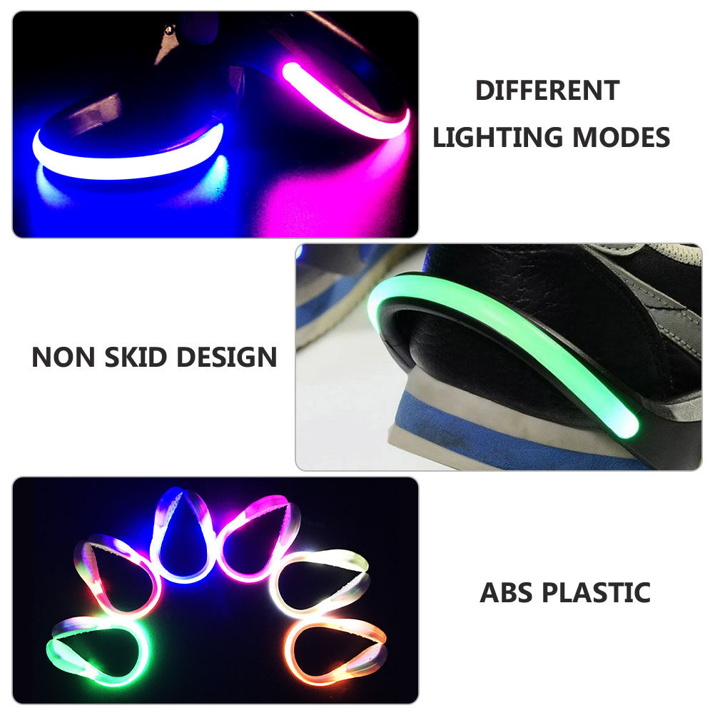 6Pcs LED Shoe Clip Lights Gear - Running Gear For Night avis et prix