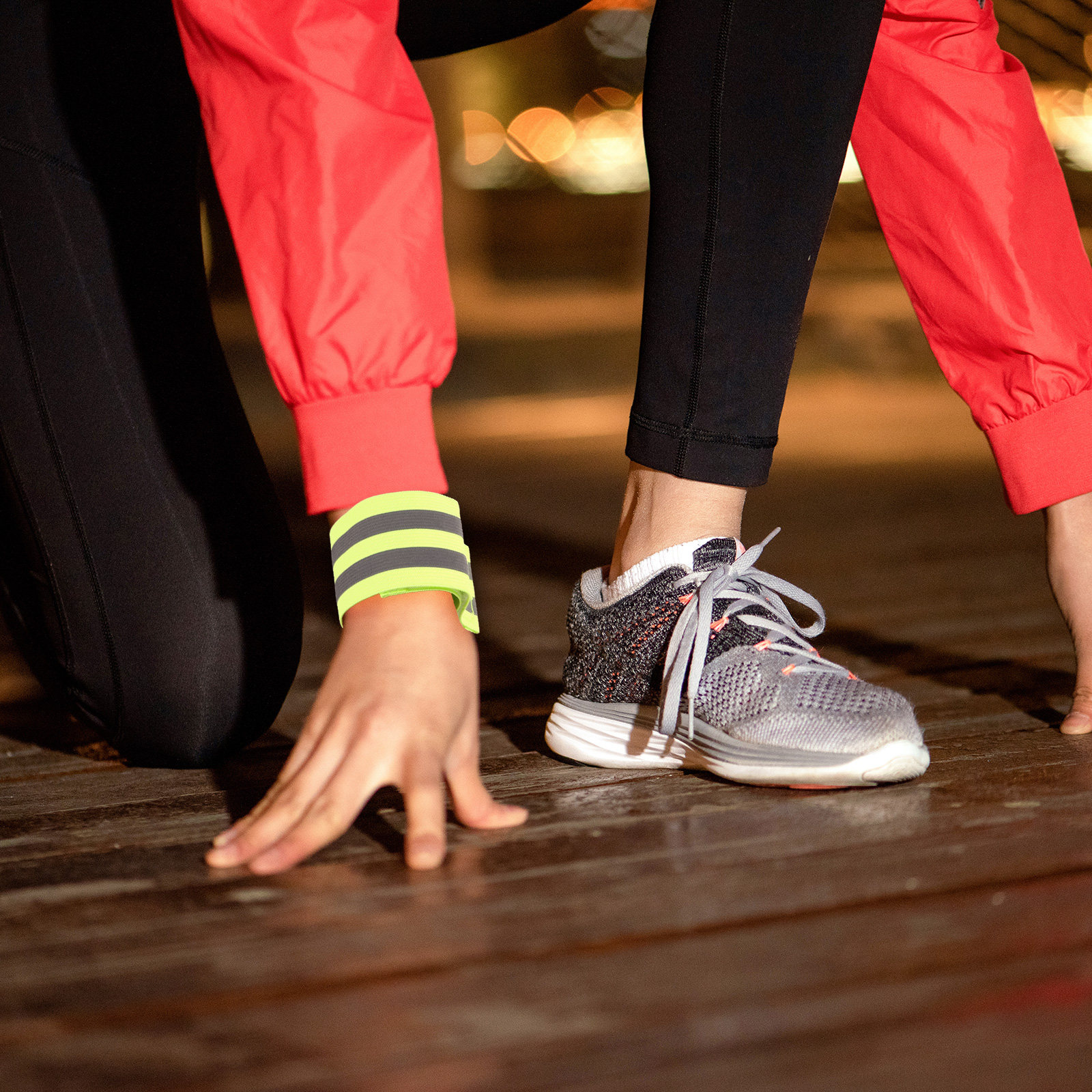 4Pairs Reflective Armband Wris - Running Gear For Night avis et prix
