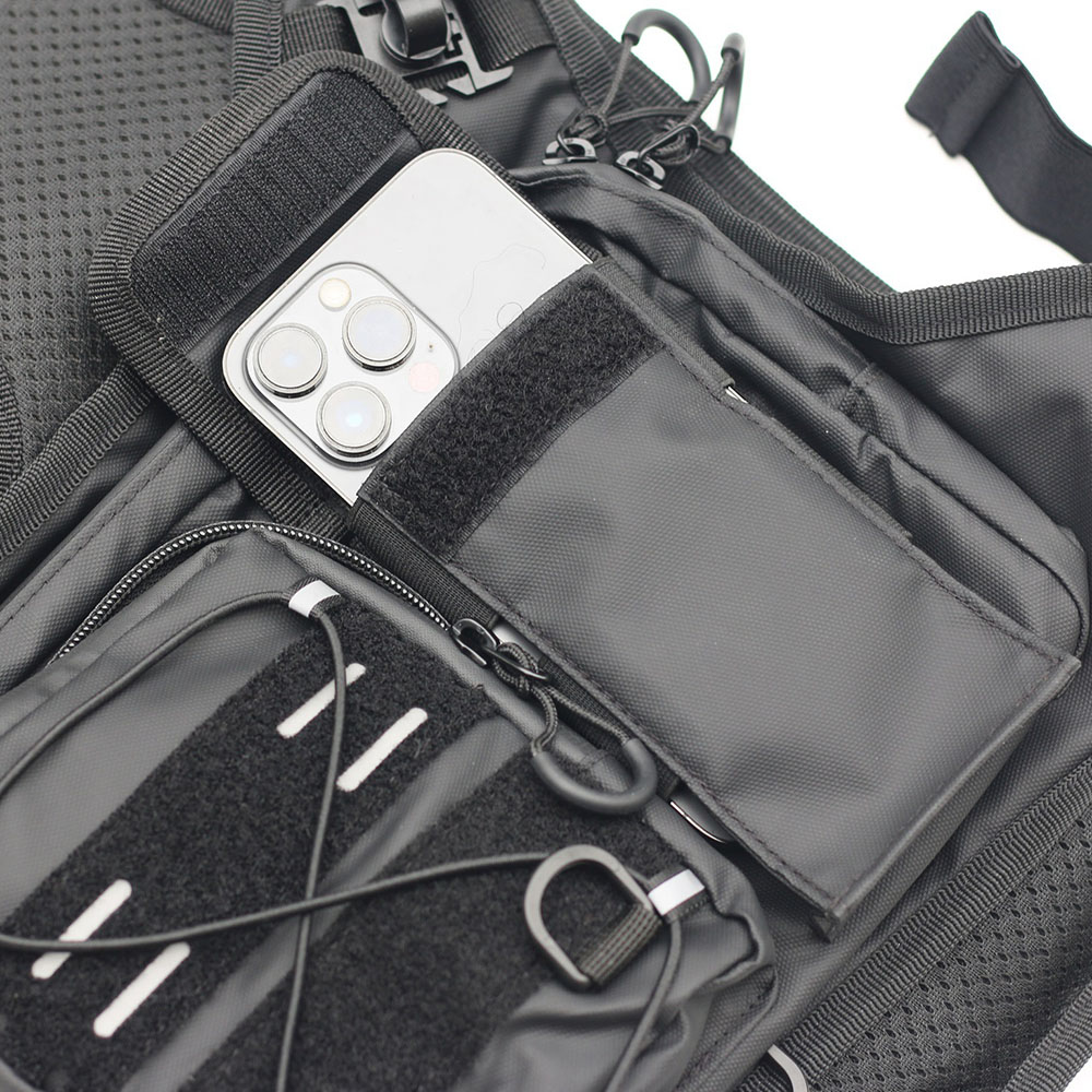 Tactical Vest Chest Bag with 2 - Reflective Running Gear Vest avis et prix